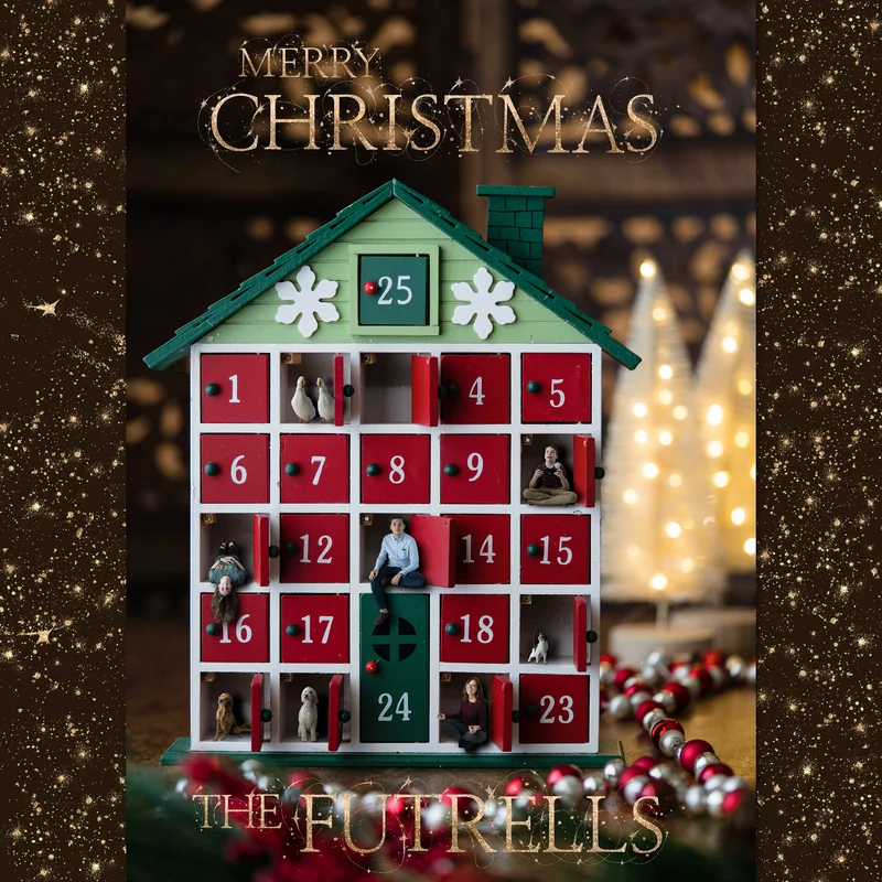 Futrell family holiday card 2021