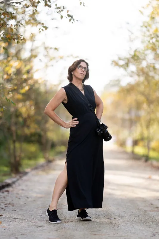 Jill Futrell with camera