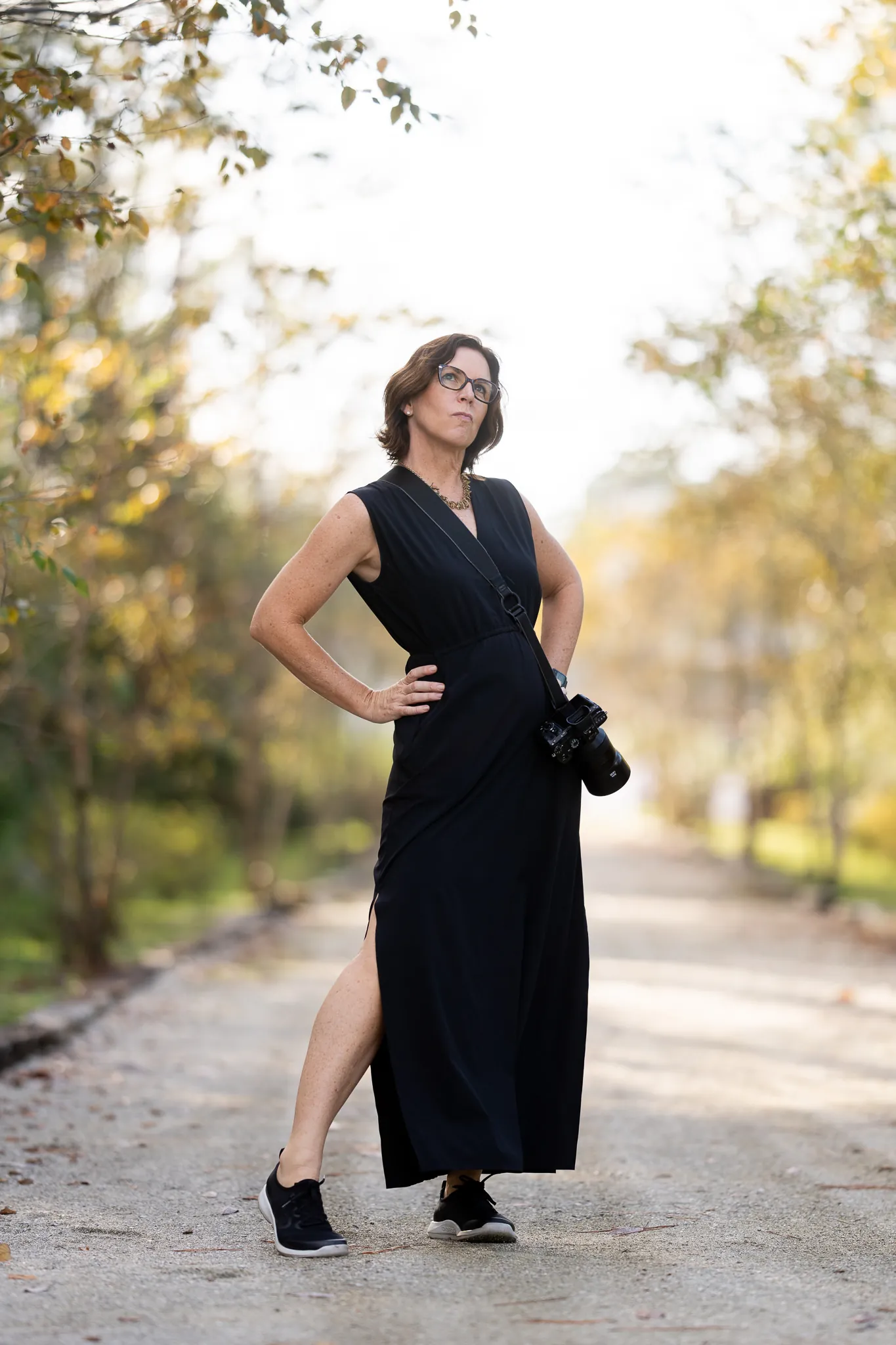 Jill Futrell, St. Augustine wedding photographer with camera