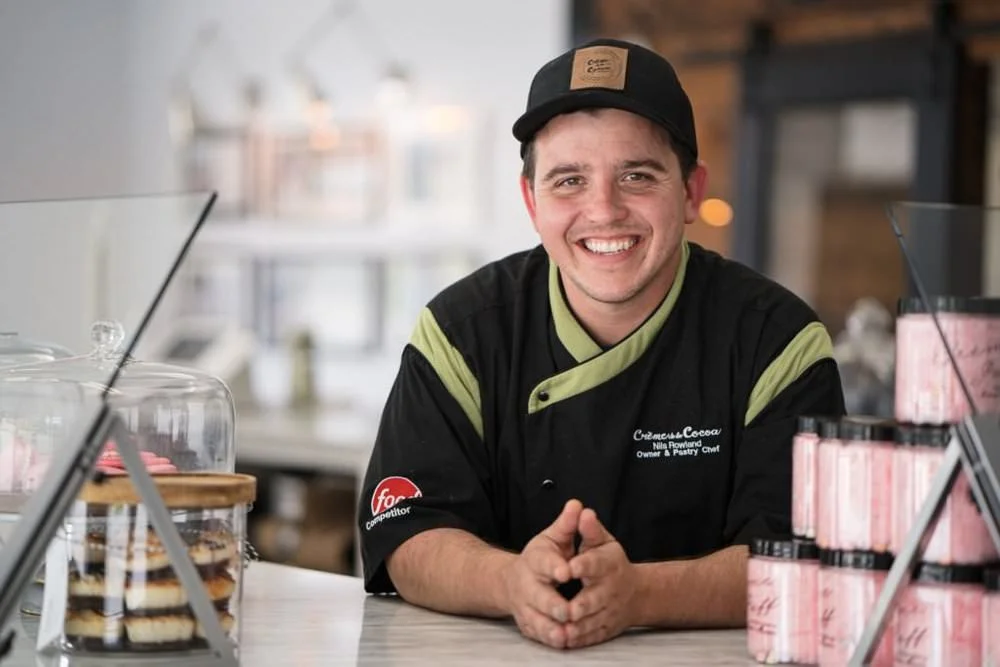 St Augustine small business owner pastry chef in bakery