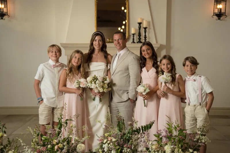 Post-ceremony moment