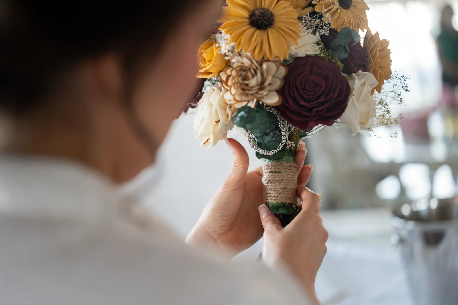 Brianna and George wedding detail shot