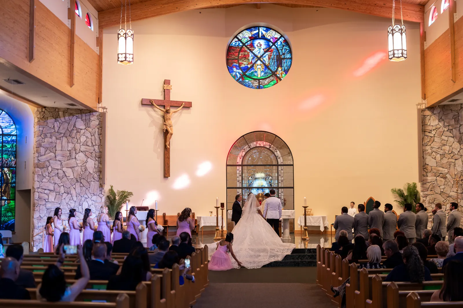 St. Anastasia Catholic Church wedding venue photography