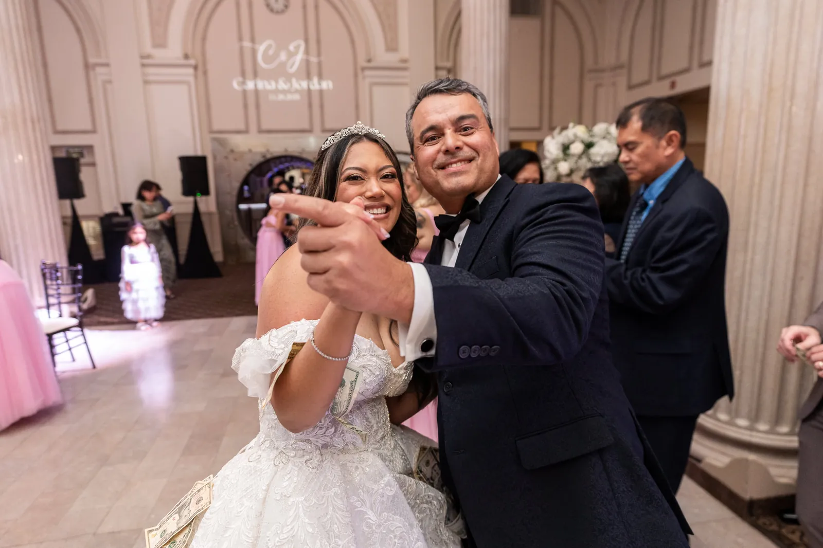 Carina and Jordan wedding photo