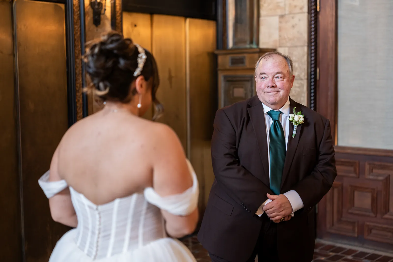 Wedding ceremony moment at The Treasury