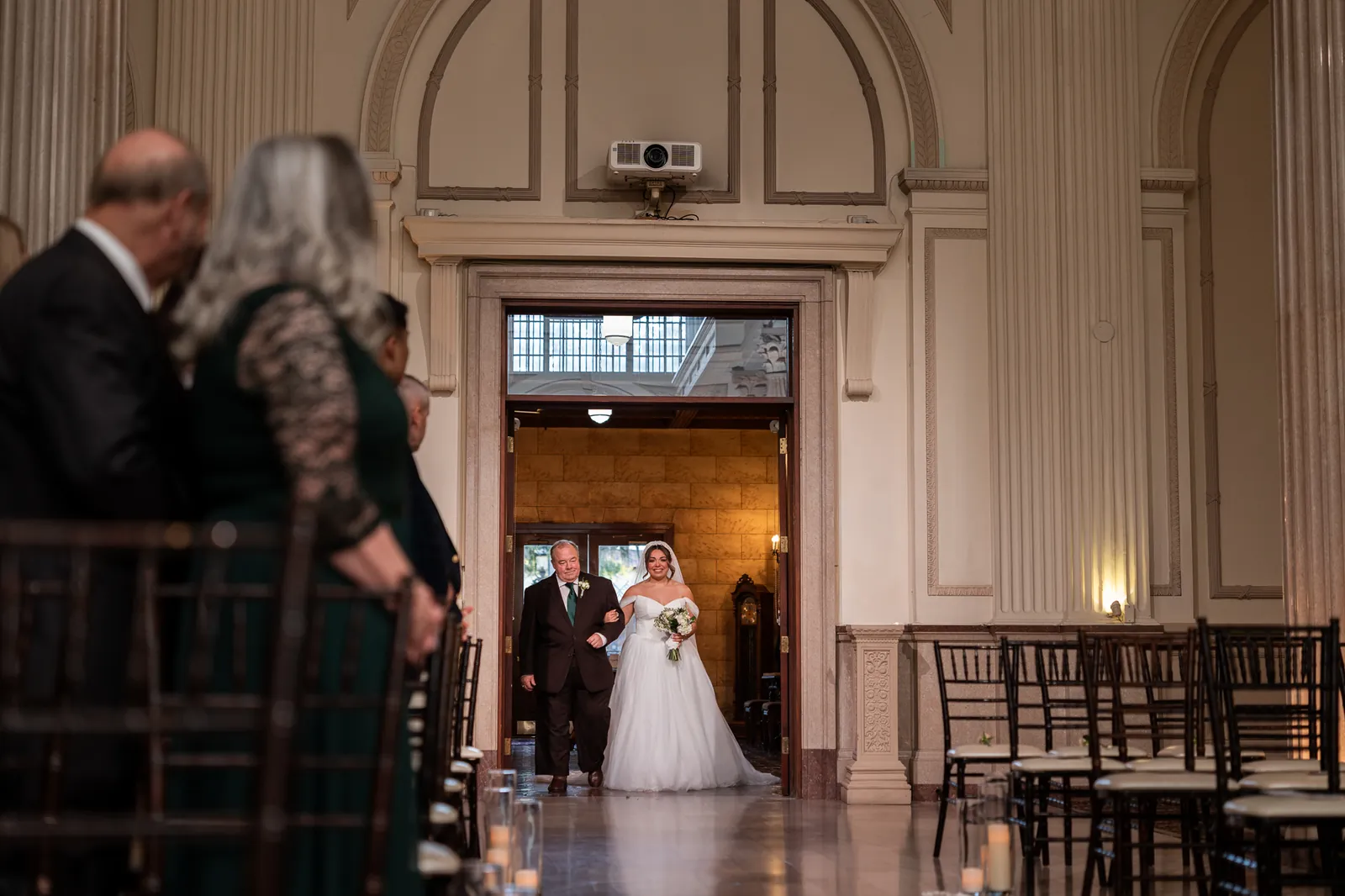 Wedding party group photo