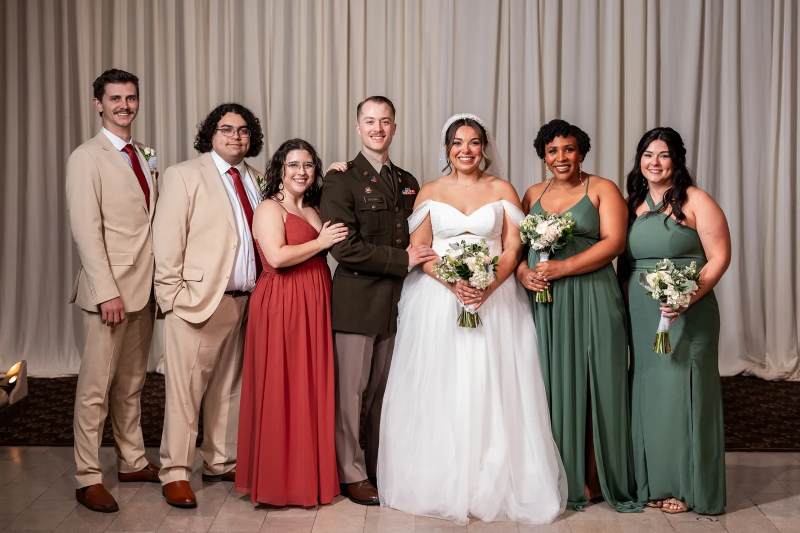 Reception moment with guests