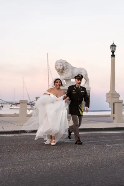 Dessert display in front of vault door at The Treasury on the Plaza