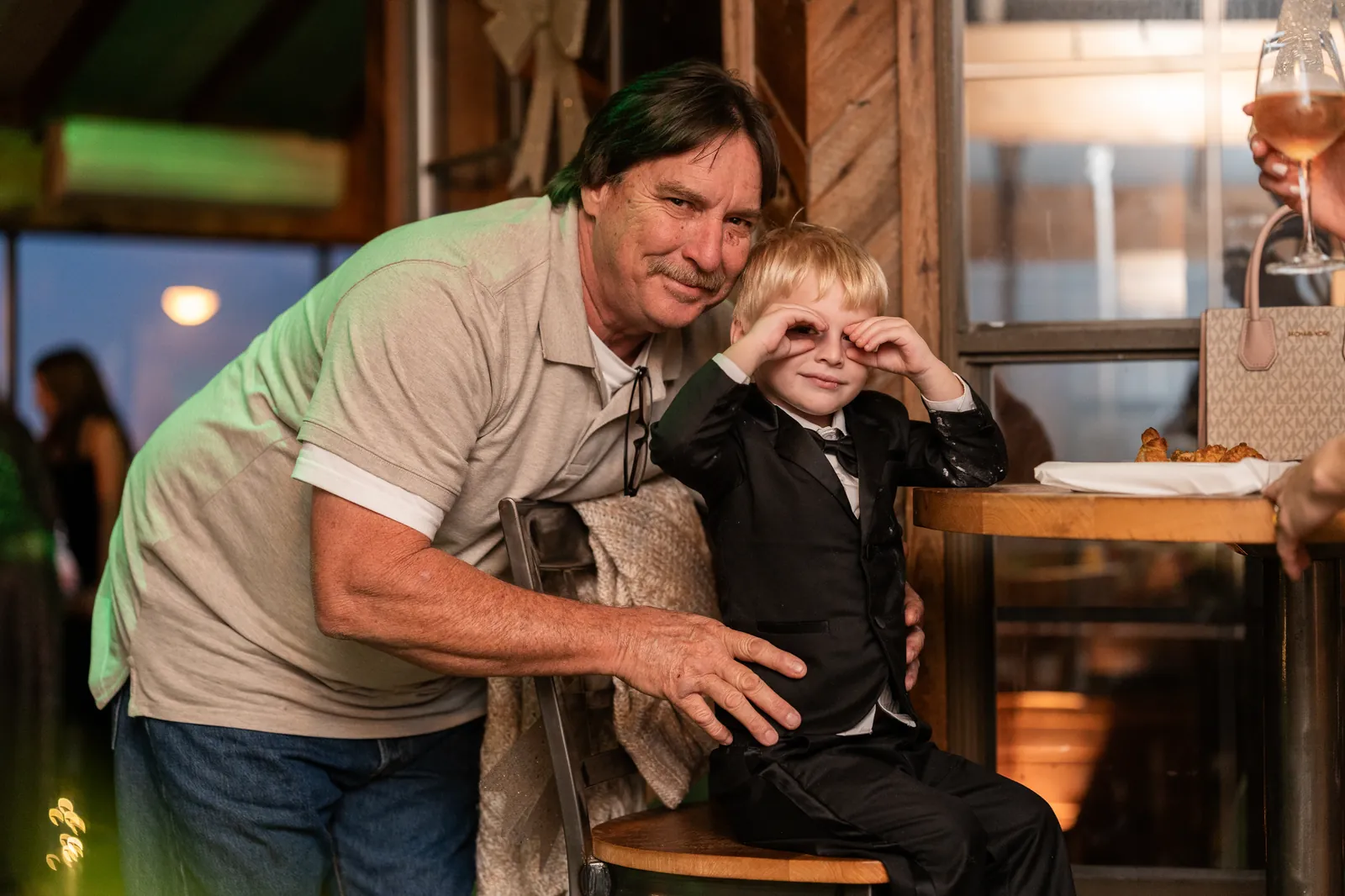 Wedding reception celebration at The Conch House