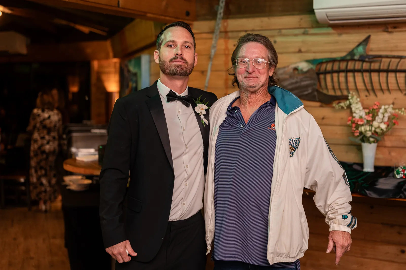 Special moment at Conch House wedding reception St Augustine