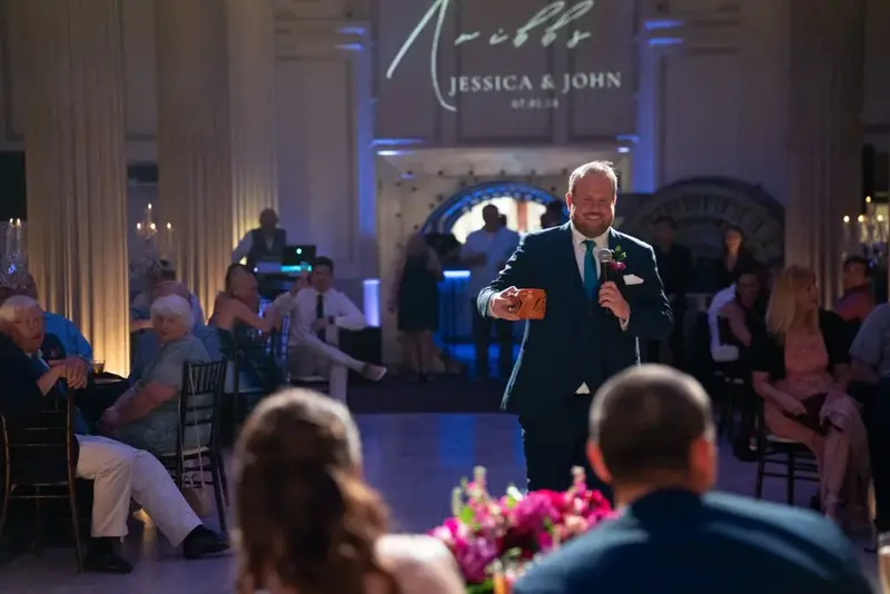 Wedding toast by the best man