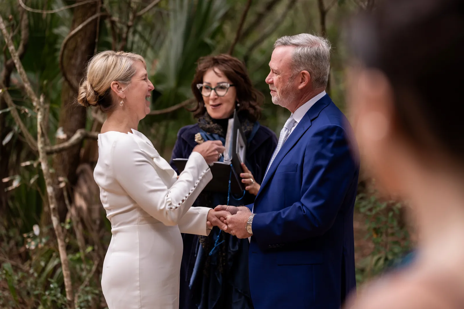 Wedding ceremony at Fort Mose State Park