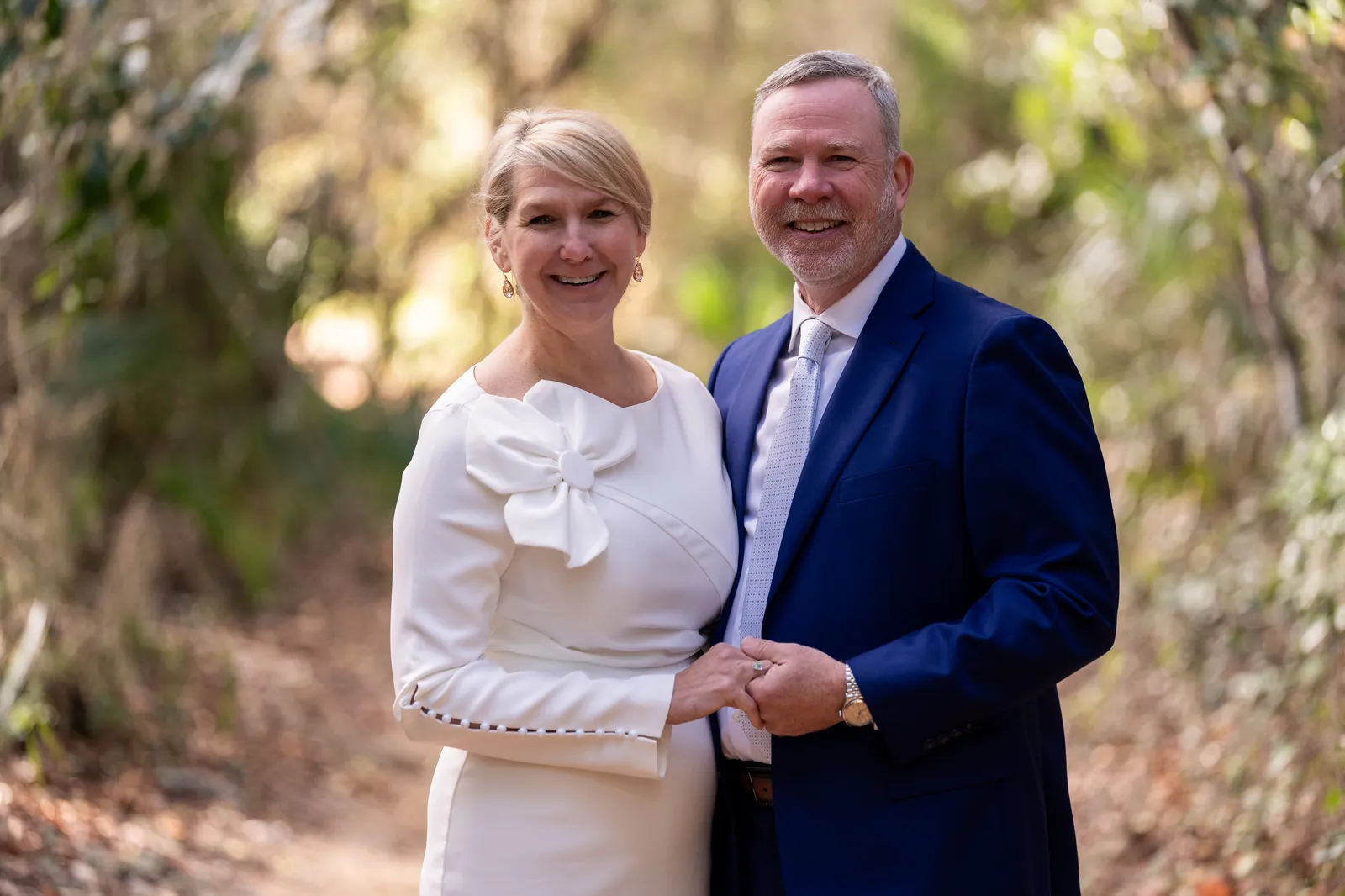 Kiley and Stacey couple portrait at Fort Mose