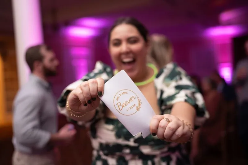 Celebratory reception details