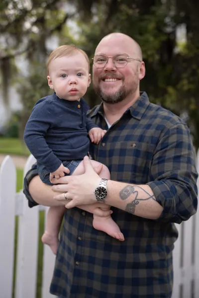 St. Augustine family photographer captures Lauren, Justin & Casen in Downtown St. Augustine