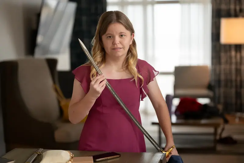 Bride with dress details