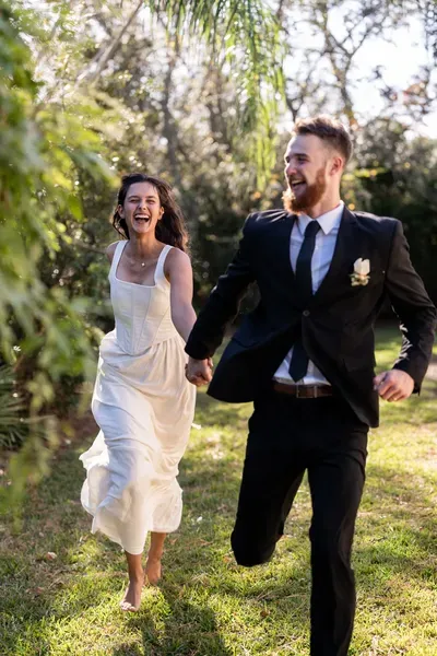 Naima and Avery wedding portrait at Casa Futrell