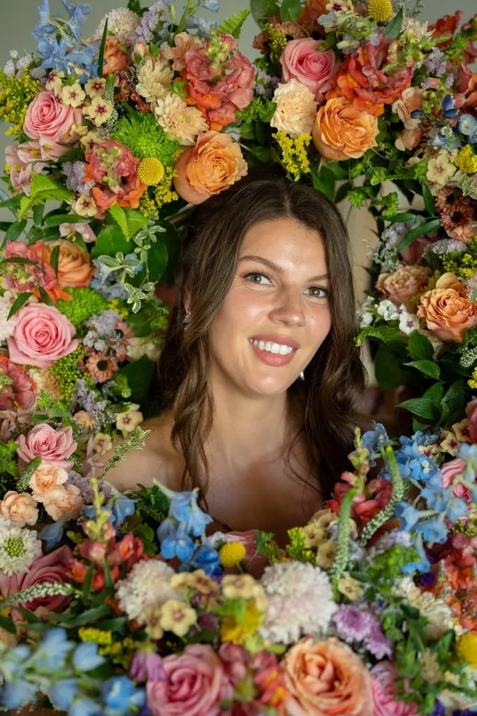 Wedding party group photo at Fountain of Youth