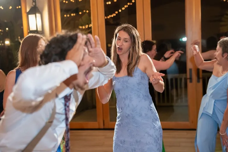 Wedding reception dancing at Fountain of Youth