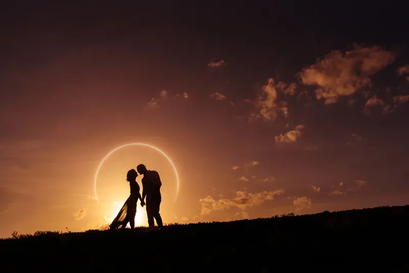 Beautiful sunset engagement session in St Augustine