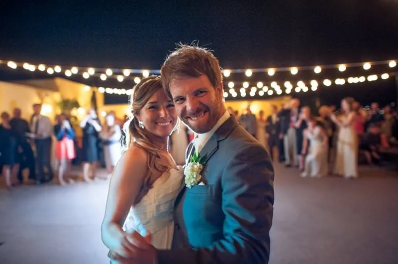 First dance at The White Room wedding reception St. Augustine