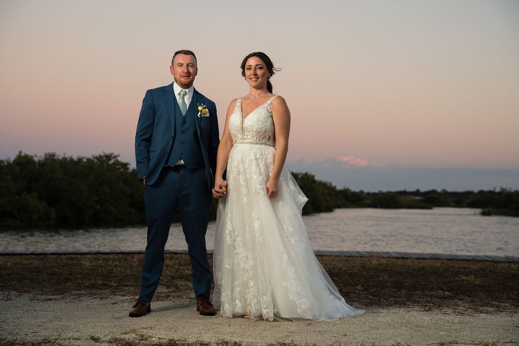 Just married This couple is glowing in the sunset wedding brideandgroom sunsetwedding.jpg