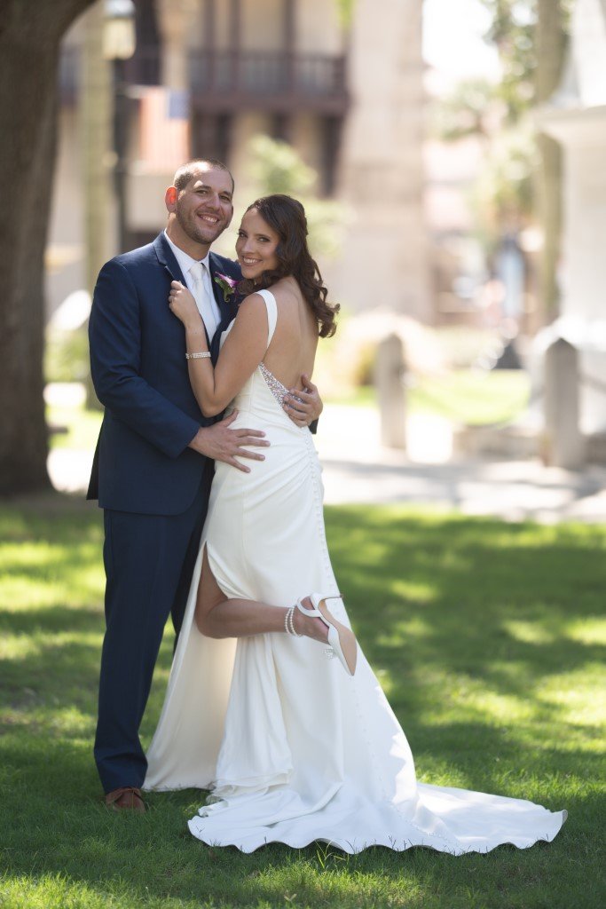 Newlyweds celebrating in park.jpg