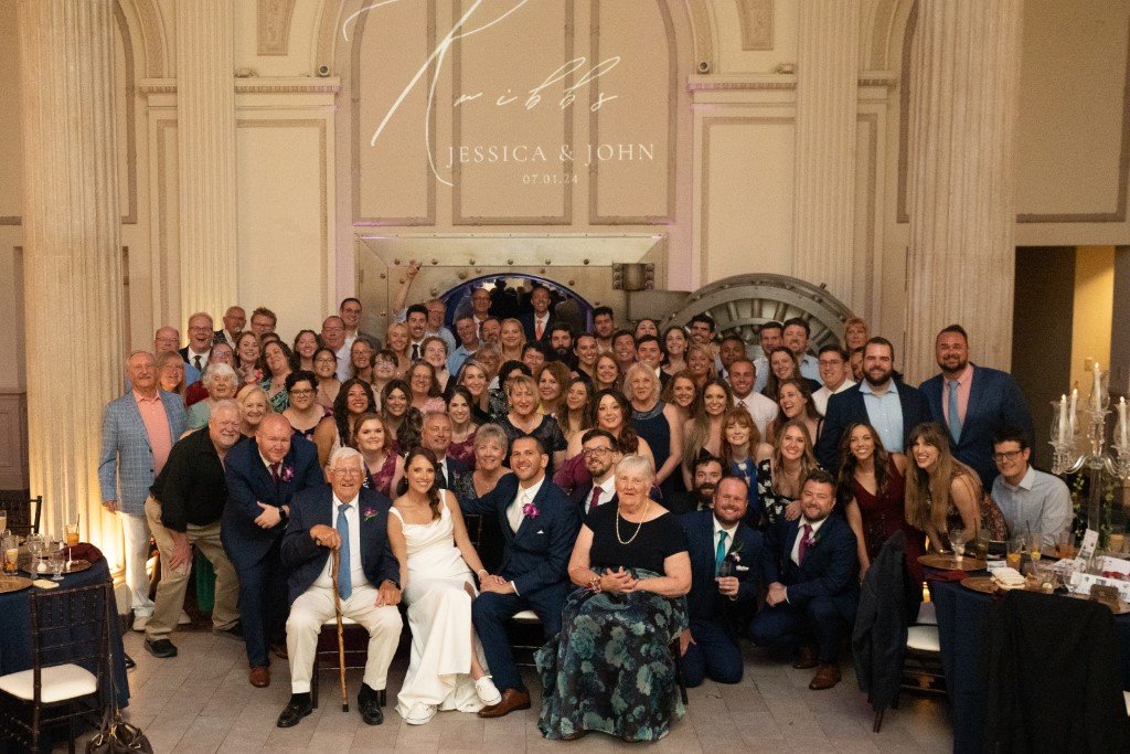 Wedding celebration with guests in hall.jpg