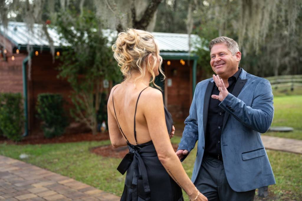 Joyful conversation outdoors in evening.jpg